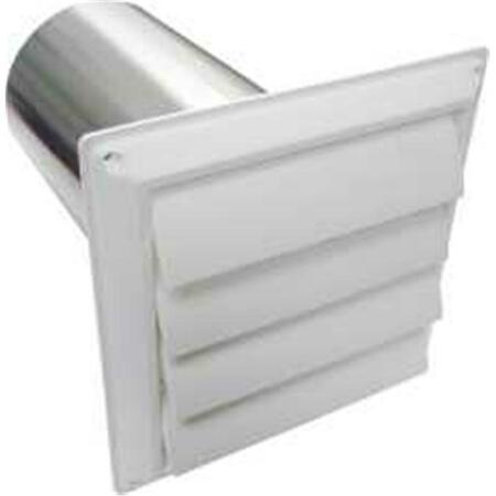 LAMBRO INDUSTRIES Louvered Hood With Tailpipe, 6 In. 272283
